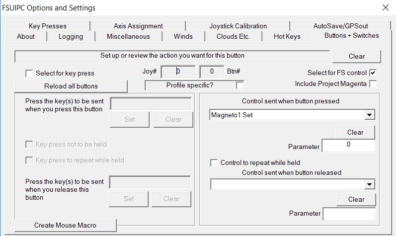 fsx se fsuipc digital magneto settings