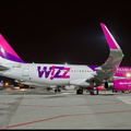 1st Wizzair A320 with Sharklets