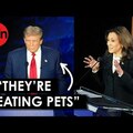 Donald Trump Claims Immigrants Are 'Eating Pets' in US Presidential Debate