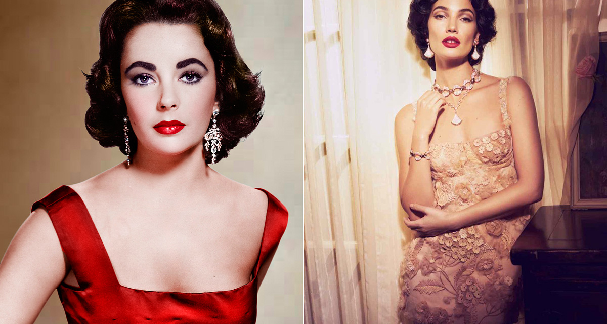 Elizabeth Taylor bőrébe bújt a modell: Lily Aldridge még sosem volt ennyire bombázó