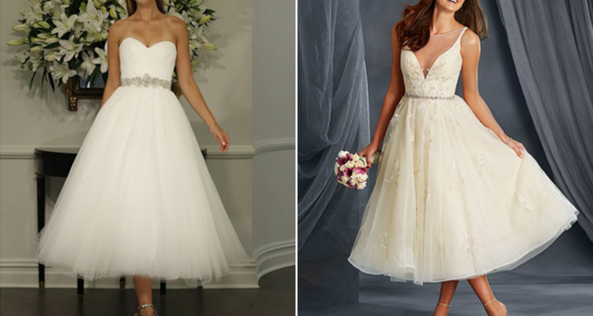 Midi esküvői ruhák: szebbek, mint a földig érő szoknya?