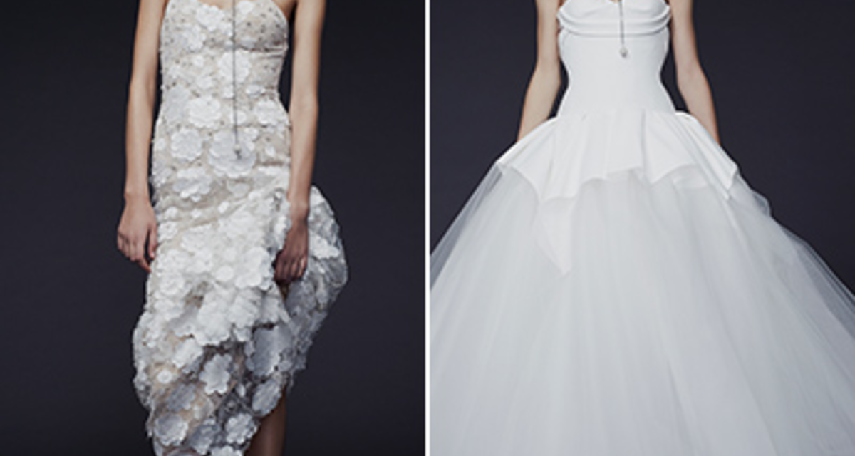 Tüll és csipke: az őszi esküvőiruha-divat kedvencei - Vera Wang tervezésében