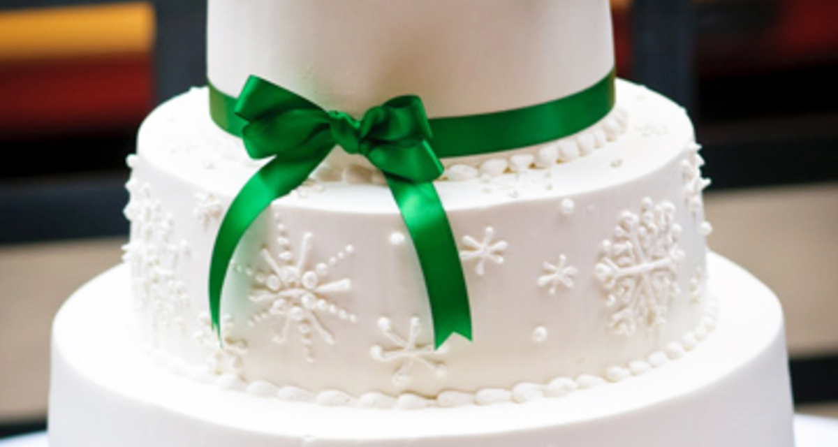 Különleges esküvői torták karácsonyi menyegzőre - Fotók