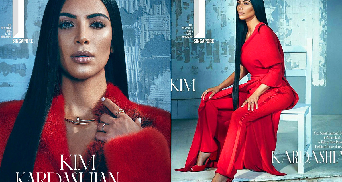 Mint egy próbababa: Kim Kardashian nem sok életet vitt a divatfotókba