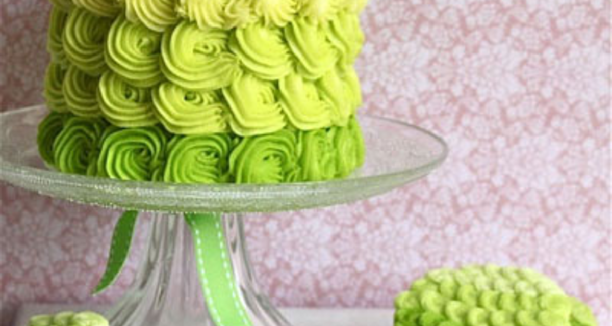 Csodaszép esküvői torták zöld színben - Friss és romantikus