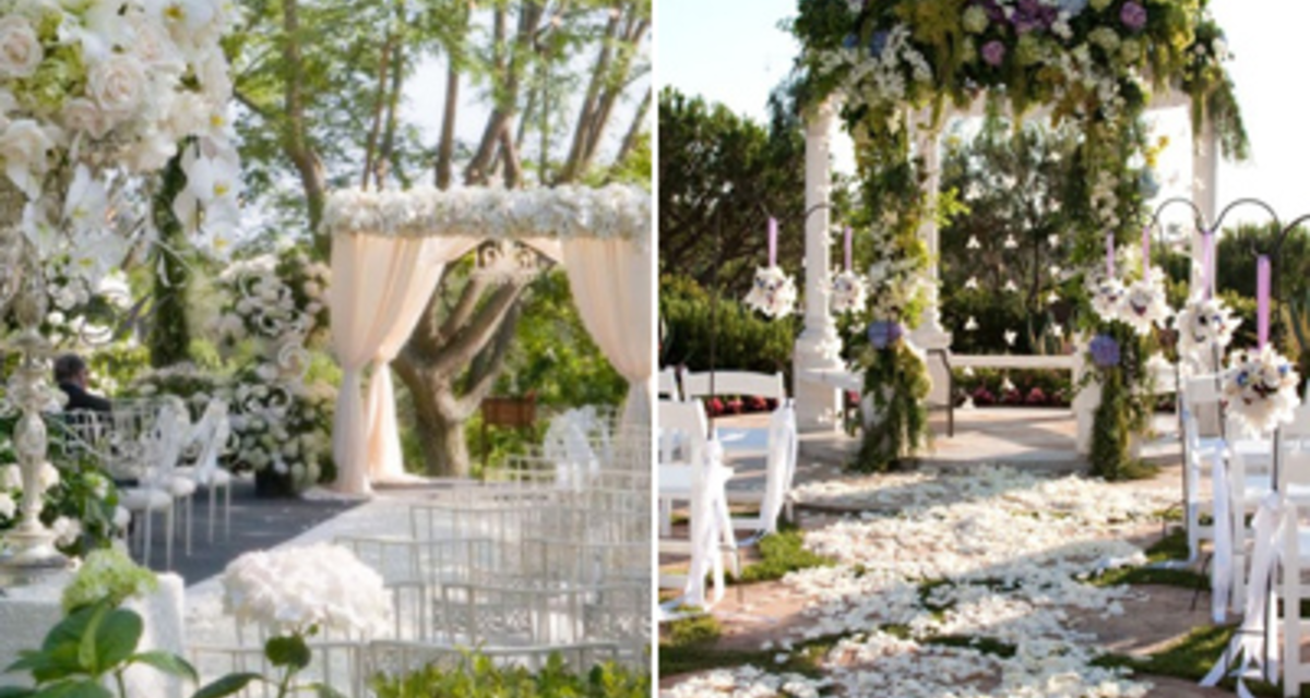 12 lélegzetelállító virágdekoráció kültéri esküvőkhöz - Képes ihletadó