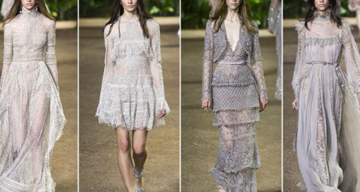 Csipke, gyöngyök és tüll: Elie Saab Couture-kollekciója