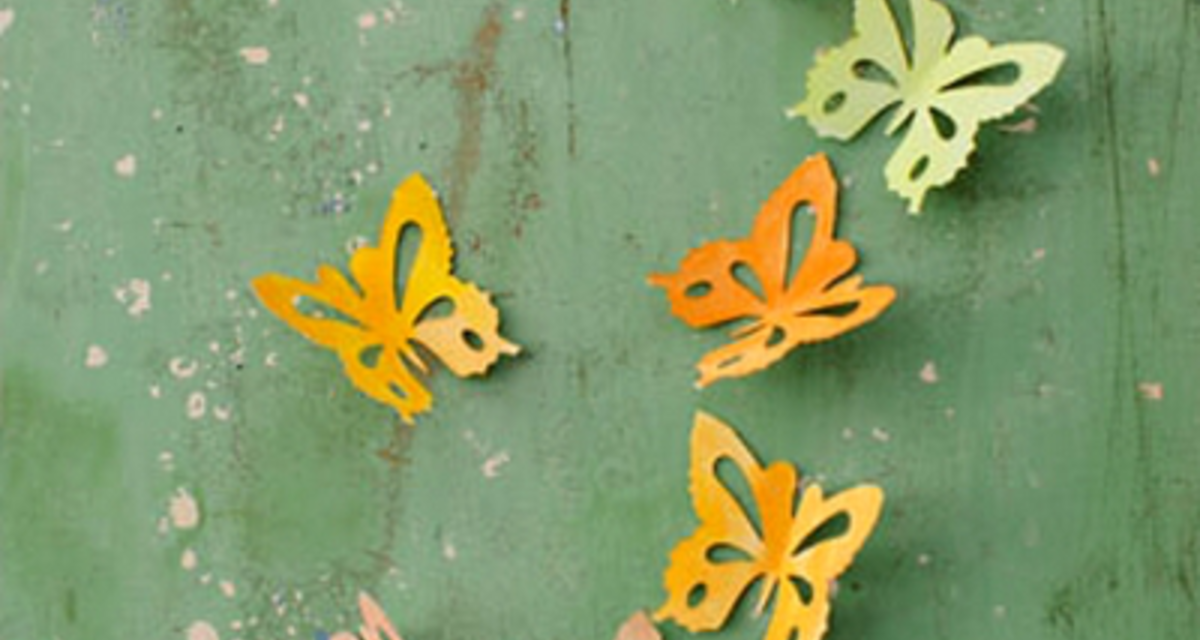 Csodaszép dekorációk pillangókkal, nyári esküvőre - 14 ellenállhatatlan ötlet