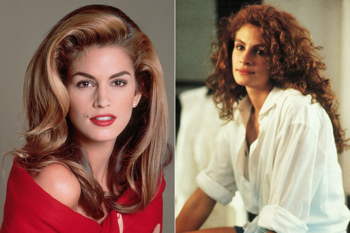 Cindy Crawford és Julia Roberts hatalmas, dús hajzuhatagát mindenki imádta akkoriban, és ezek a frizurák az idei divatban is nyerők.