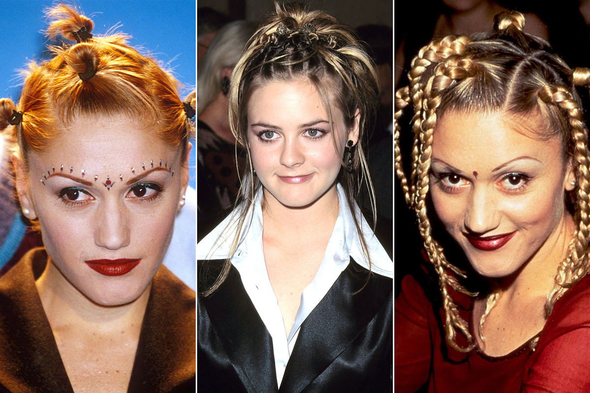 Gwen Stefani feltűnő frizuráit szívesen elfelejtenénk, de nem tudjuk, mert a mai fesztiváldivat teljesen rá van kattanva az efféle, kilencvenes éveket idéző hajakra. Alicia Silverstone tincsenként feltűzött hajkreációja szerencsére még nem jött vissza a köztudatba.