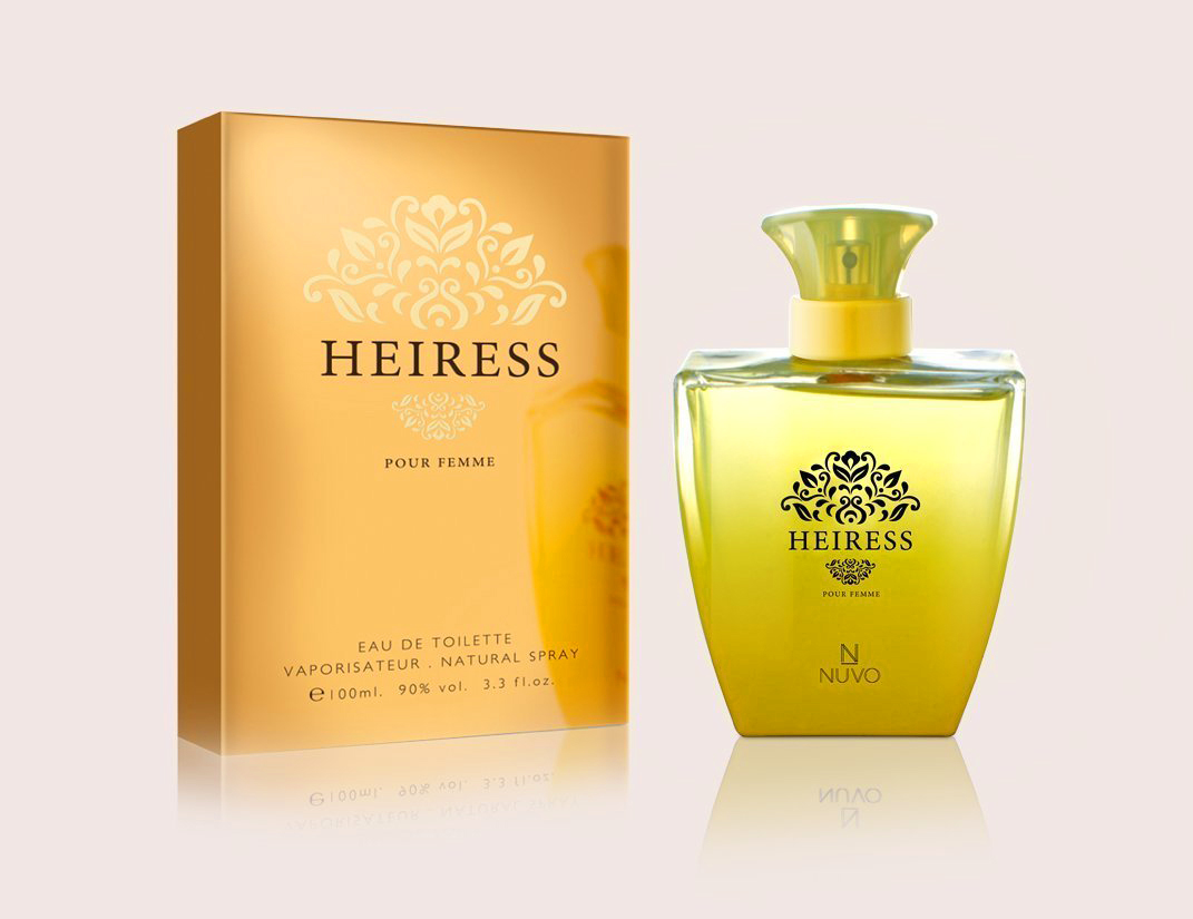 A Heiress Pour Femme illata egy fahéjból, finom rózsából és púderes jegyekből készült parfüm, mely erősíti eleganciádat. Fűszeres, gyümölcsös, fás aroma, ami melegséggel tölti meg a lelked. 100 ml ára: 2000 forint.