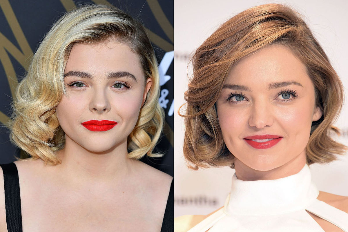 Choe Grace Moretz a vintage stílusú hullámokat kedveli, Miranda Kerr pedig a szélfútta változatát viseli szívesen. Mindkettő nagyon közkedvelt idén.