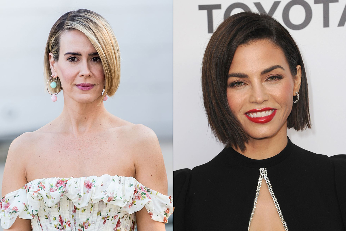 Sarah Paulson és Jenna Dewan arcformájához tökéletesen passzol az állig érő fazon.