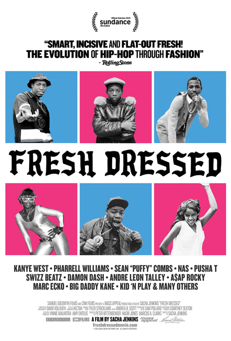 A Fresh Dressed című dokumentumfilm arra világít rá, hogy a hip-hop zene, illetve az ezt a fajta zenét játszó sztárok milyen elementáris erővel befolyásolták a városi divatot, a kiskereskedelmi márkáktól kezdve a nagy divatcégekig.