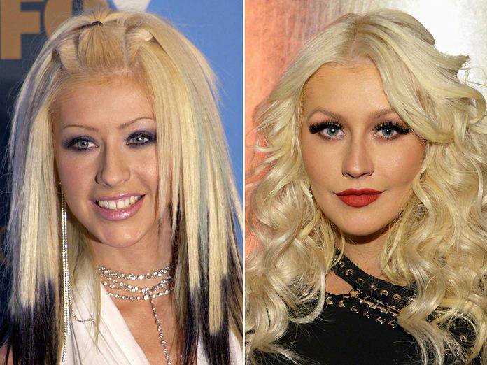 Christina Aguilera nagy átváltozóművész, például csak nemrég tudta meg róla a világ, hogy smink nélkül sokkal fiatalabbnak néz ki, mint egy kiló vakolattal. A két képből az is kiderül, hogy smink ide vagy oda, a vastagabb szemöldök neki is jobban áll.