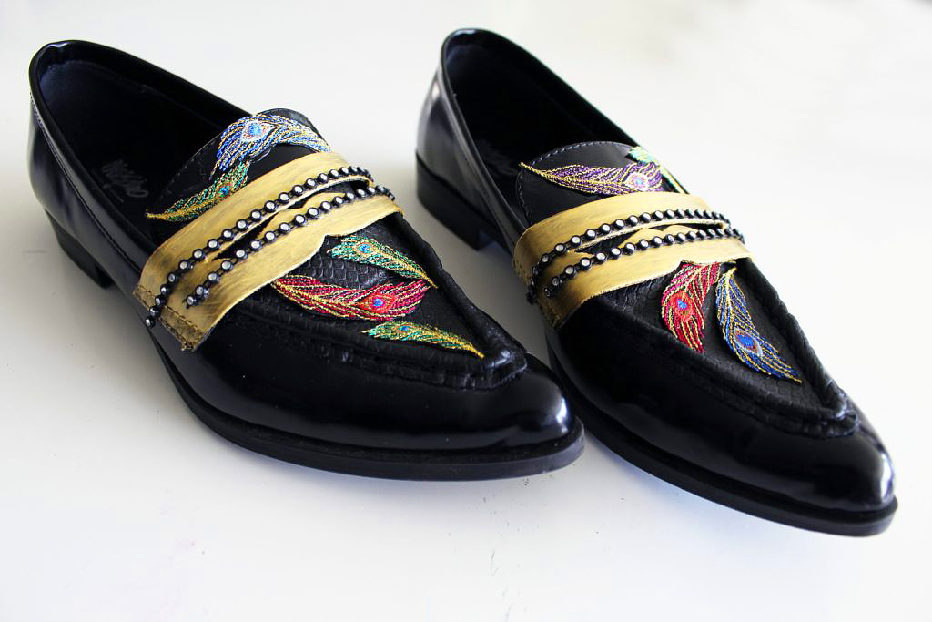 A Gucci stílusvilága inspirálta a bloggert, amikor felújította félcipőjét.