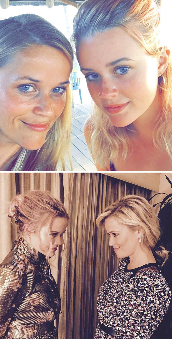 Reese Witherspoon 41, lánya 17 éves.