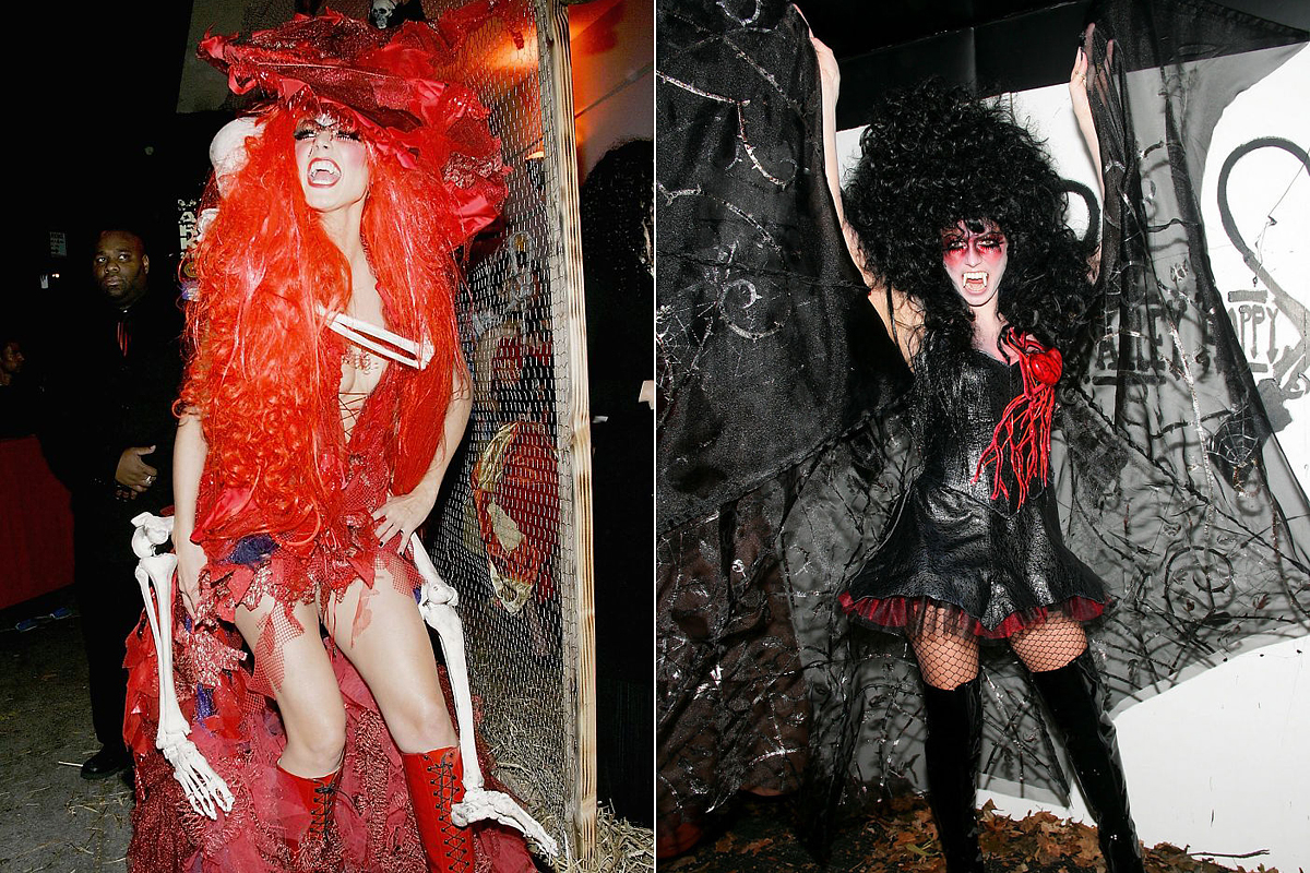 2004-ben vörös boszorkány, 2005-ben vámpírlady volt.
