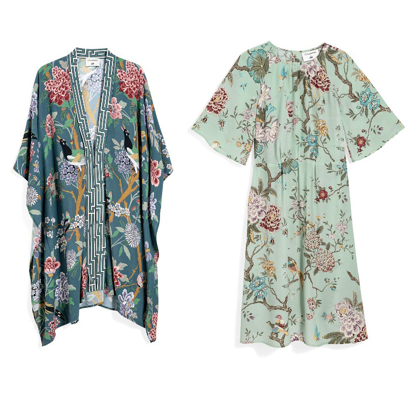 A kimonó 9990 forint, a ruha 8990 forint.