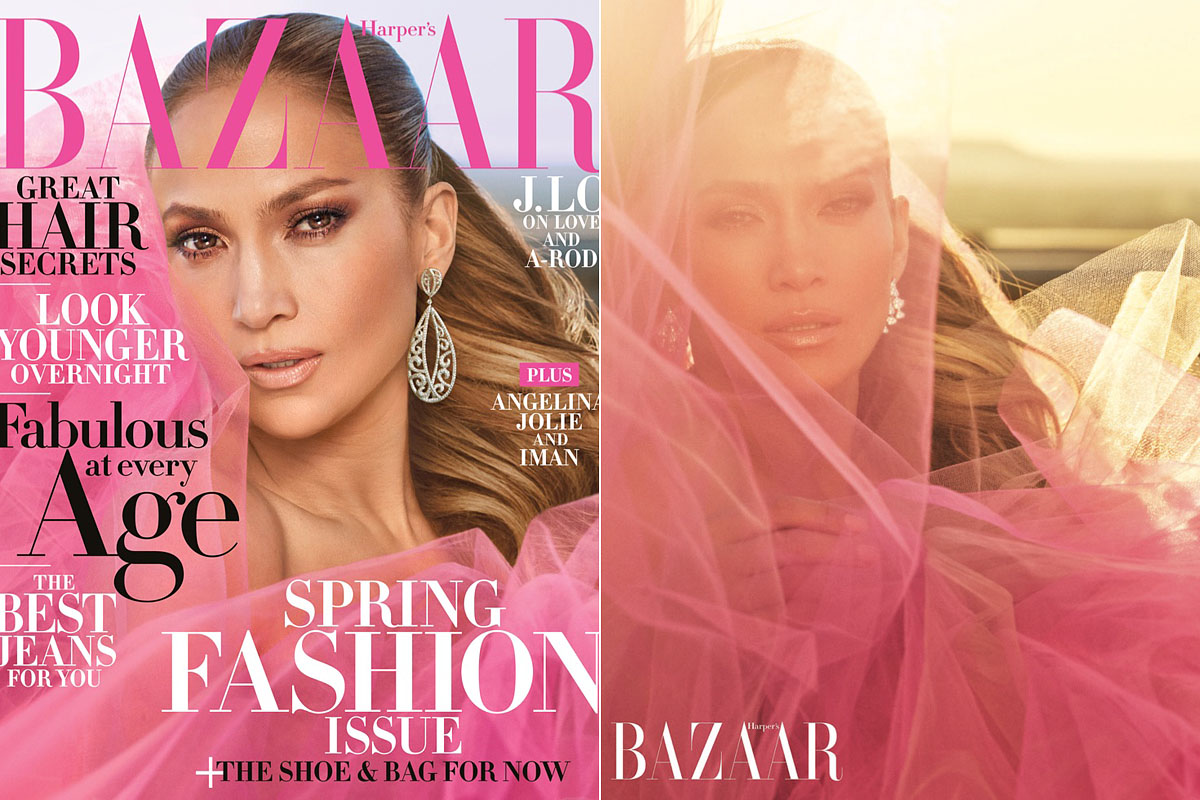 A bal oldali képen Jennifer Lopez nem igazán önmaga: az orra valahogy nem az igazi, és az arányok sem stimmelnek. A másik, jobb oldali képen legalább felismerhető.