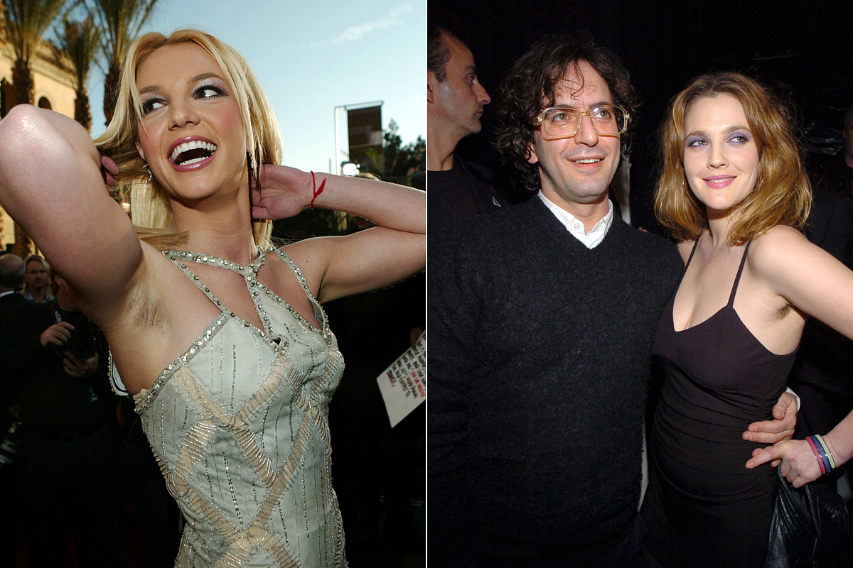 Britney Spears valószínűleg csak megfeledkezett a borotváról, Drew Berrymore pedig folytatja Julia Roberts szokását, vagyis gyakran jelenik meg szőrösen a vörös szőnyegen.