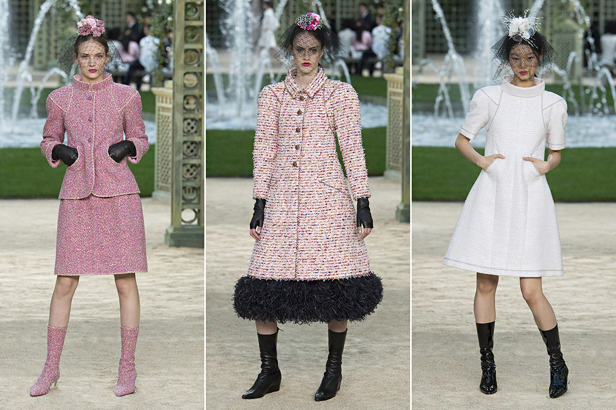 Bár a Chanel a múltból merítette az inspirációt, a zsebes kosztümruhák ma is megállják a helyüket.