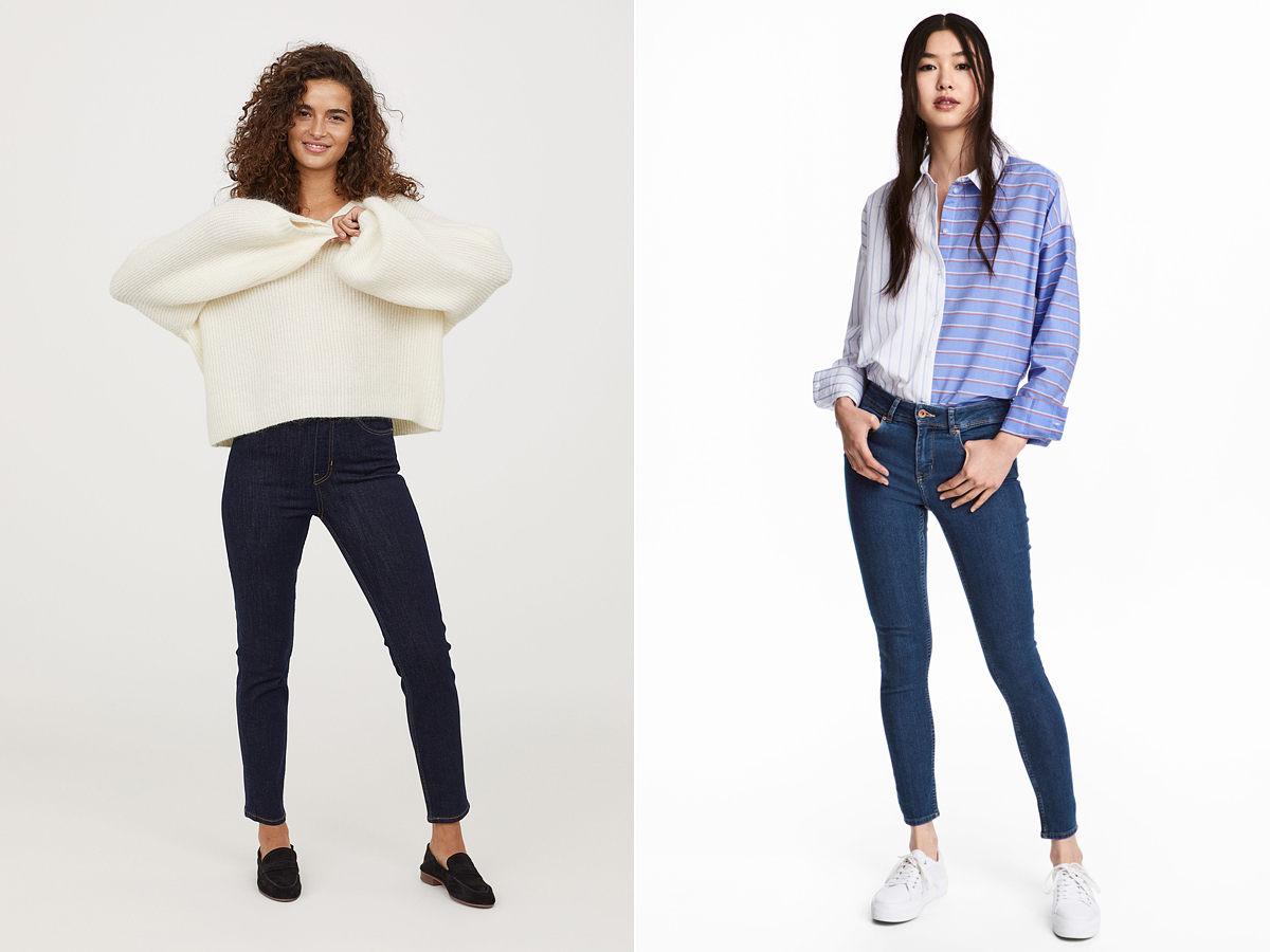 Az alacsony hölgyeményeknek a petite elnevezésű kollekciók kedveznek: a H&M egyenes szárú és szűk szabású darabja egyaránt 5990 forintba kerül. 