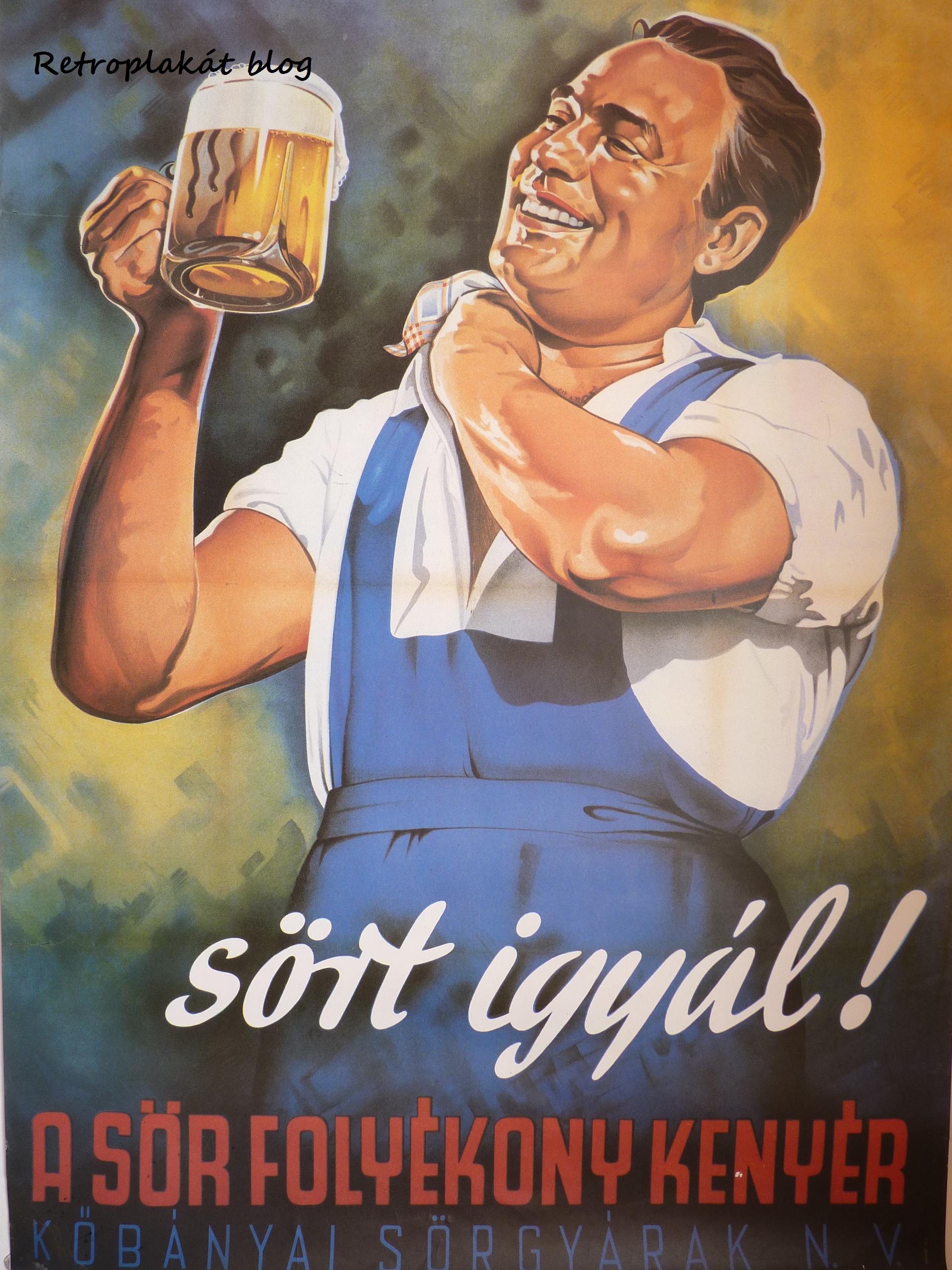 Hogyan buzdított gyengéden a szocializmus alkoholizmusra? - Retroplakát