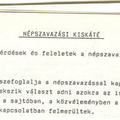 19-SZDSZ népszavazási kiskáté - 1989