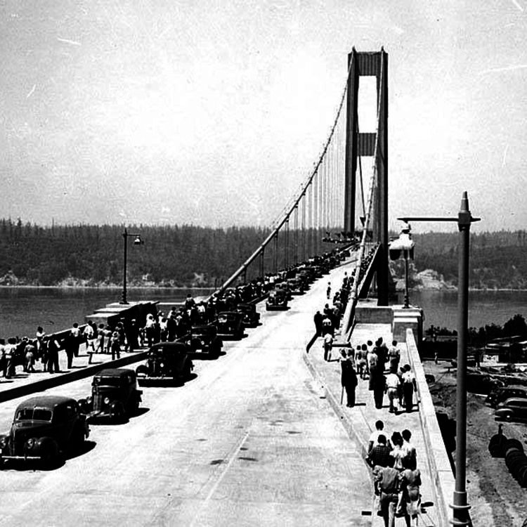 TEGNAPELŐTTI HÍRADÓ: A Tacoma Narrows híd összeomlása - 1940