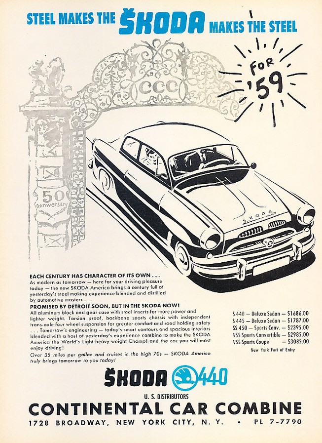 1959. Skoda 440 amerikai kereskedőjének hirdetése.jpg