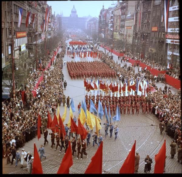 May Day Parade in Prague, Czech Republic in 1956 (6).jpg