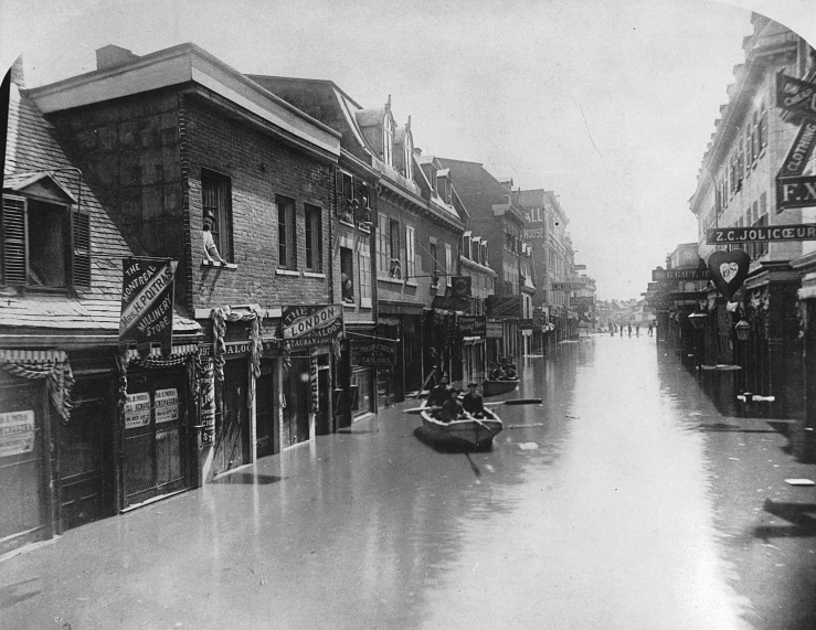 1886. Kanada. Montreáli árvíz..jpg