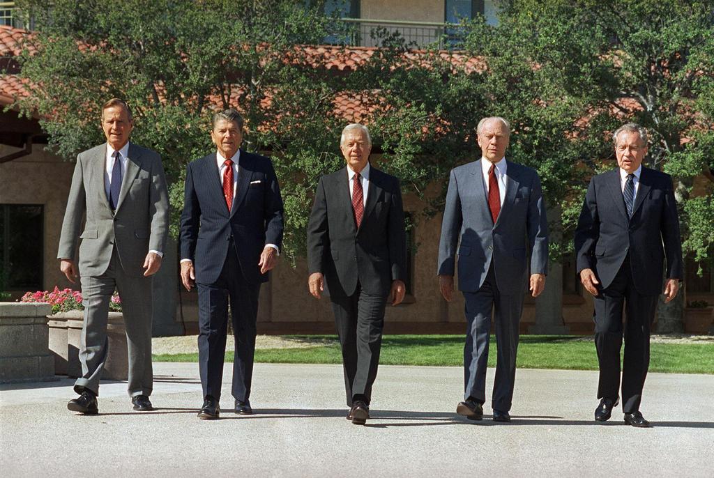 1991_president_george_bush_left_walks_with_former_presidents_ronald_reagan_jimmy_carter_gerald_ford_and_richard_nixon_in_the_courtyard_of_the_ronald_reagan_presidential_library_simi_valley_calif.jpg