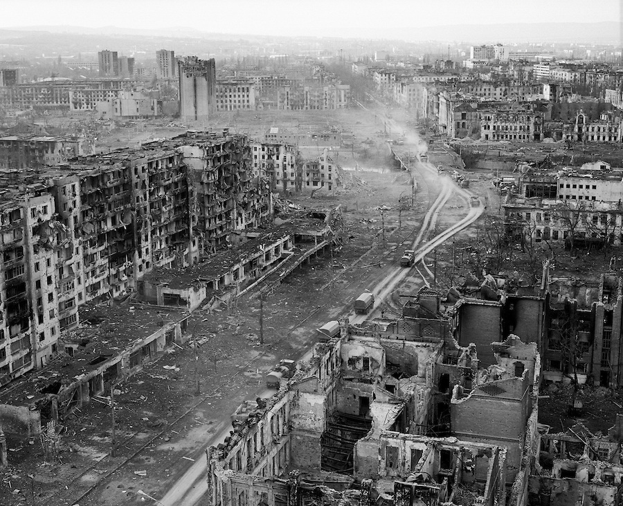 1995. Groznij belvárosa az első csecsen háború végén.jpg