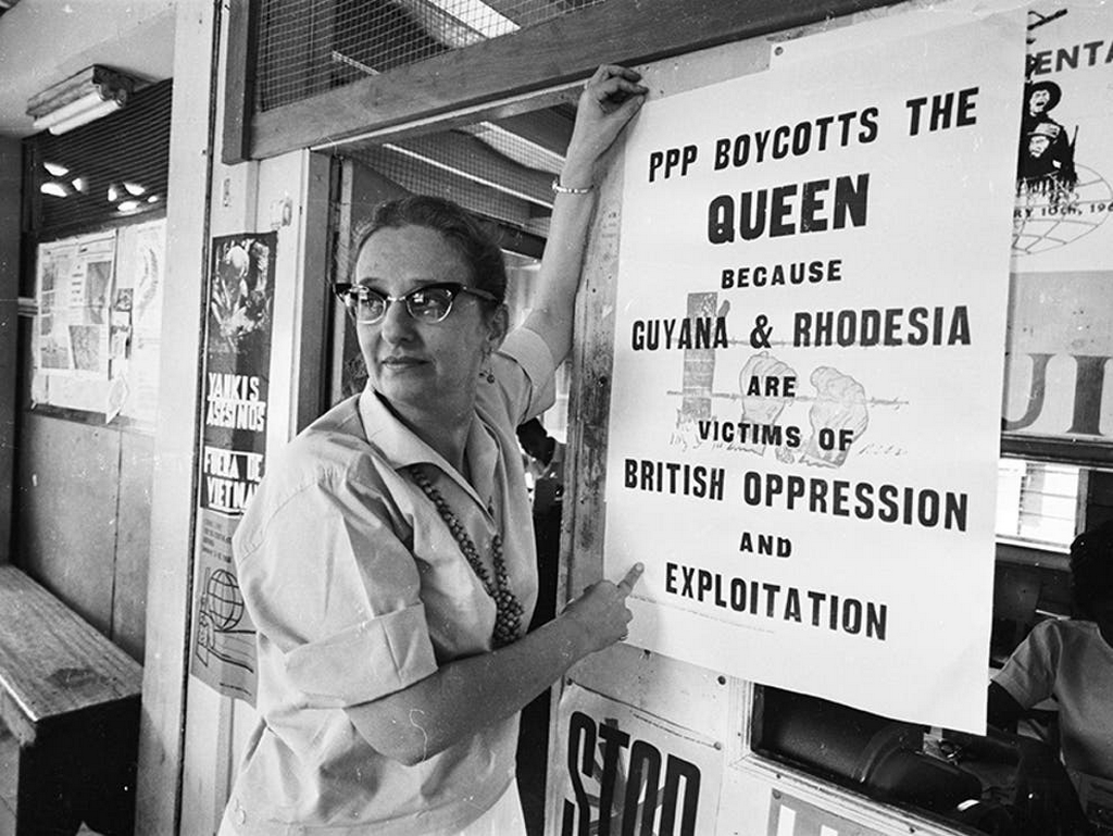 1966_people_s_progressive_party_boycotts_the_queen_guyana_janet_jagan_later_became_president_of_guyana.png
