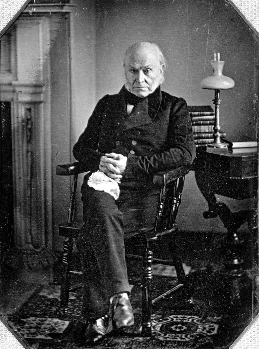 1843. Az első lefotózott amerikai elnök John Quincy Adams..jpg