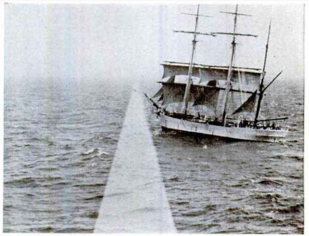 1930_a_schooner_having_trouble_crossing_the_equator_newspaper_joke_cr.jpg