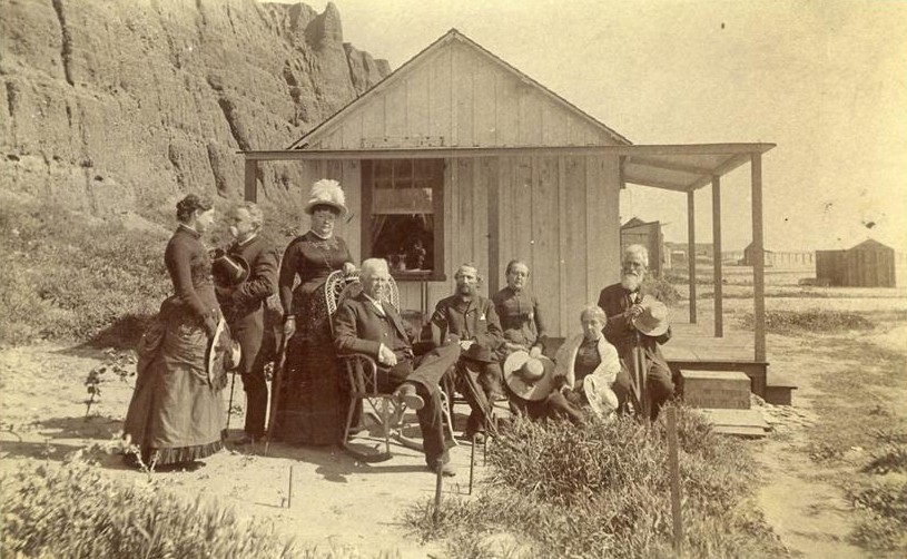 1880. A kaliforniai Santa Monica beach korai látogatói..jpg