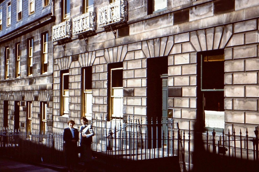 Streets of Edinburgh, Scotland in Color in the 1950s (1).jpg