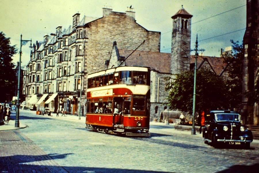 Streets of Edinburgh, Scotland in Color in the 1950s (12).jpg
