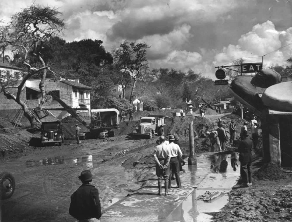 1938. Árvíz utáni helyreállítás, Santa Monica kalifornia..jpg