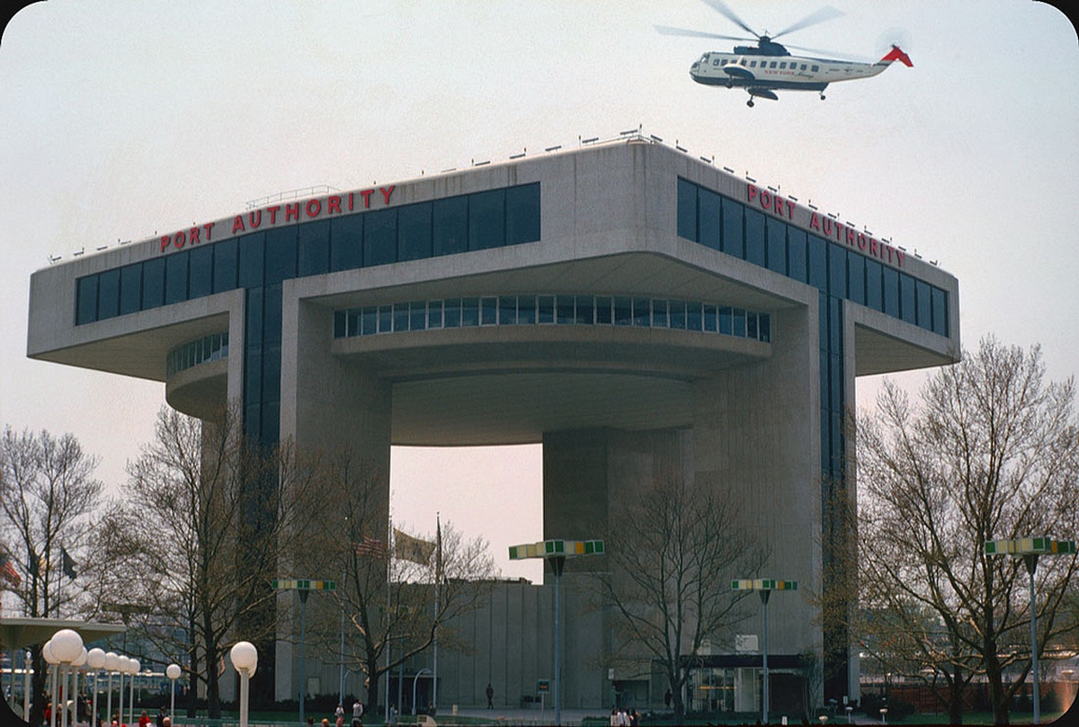 Heliport, amire elegánsan lehetett megérkezni.