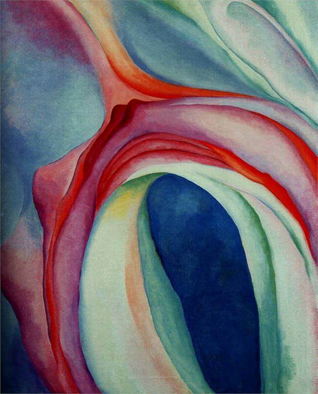 Georgia O‘Keeffe - Music Pink and Blue II, 1918