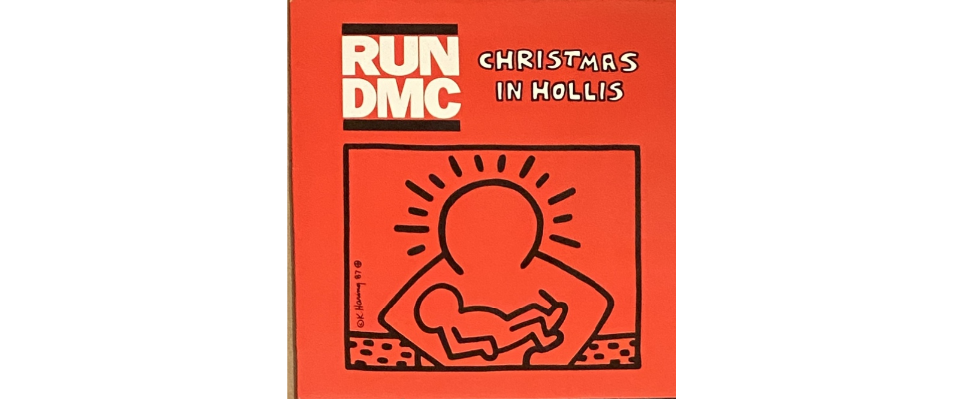 Keith Haring RUN DMC (album cover)