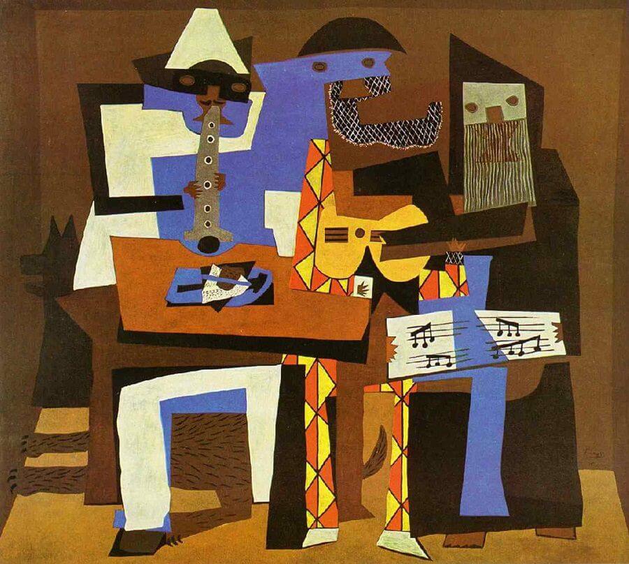 Pablo Picasso - Three Musicians, 1921