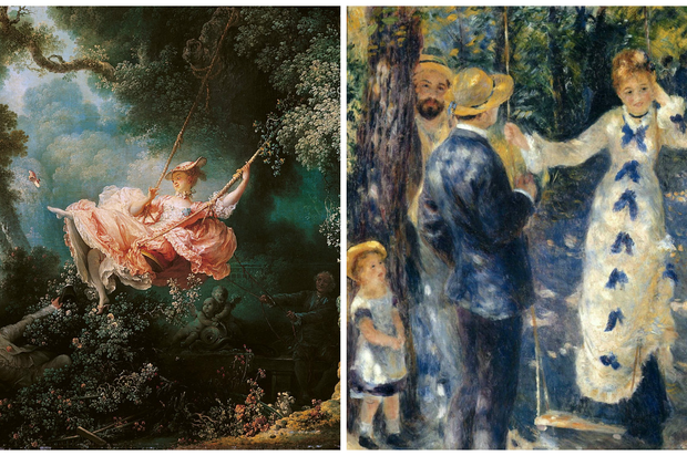 Művészet és Történelem - Renoir és Fragonard hintája