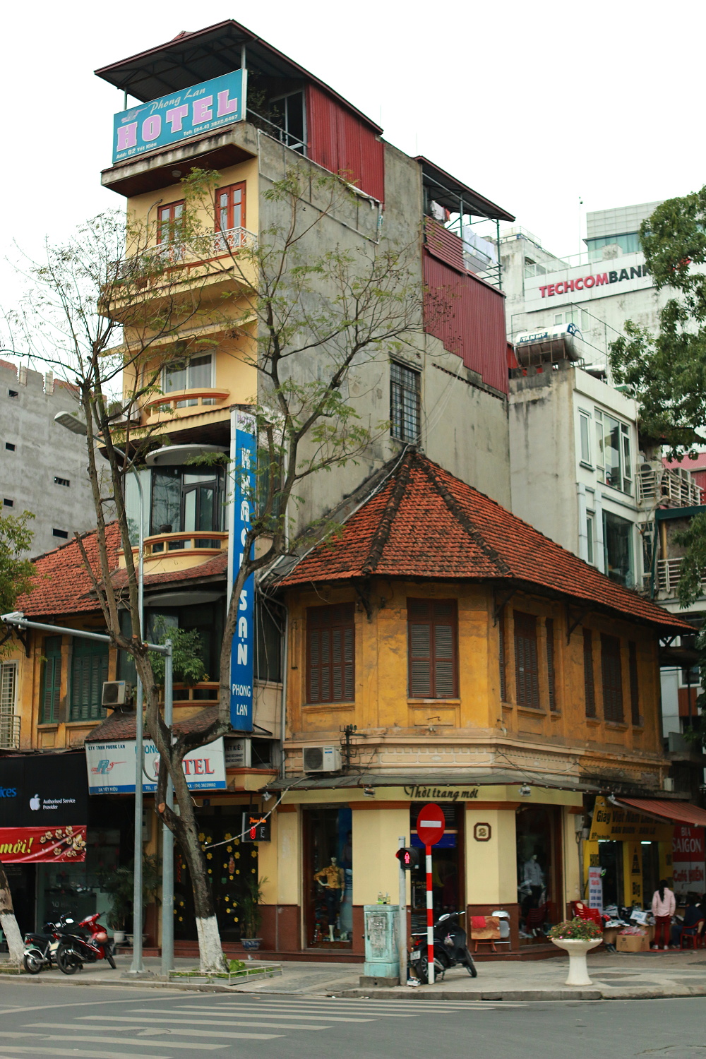 Jellegzetes vietnami keskeny ház