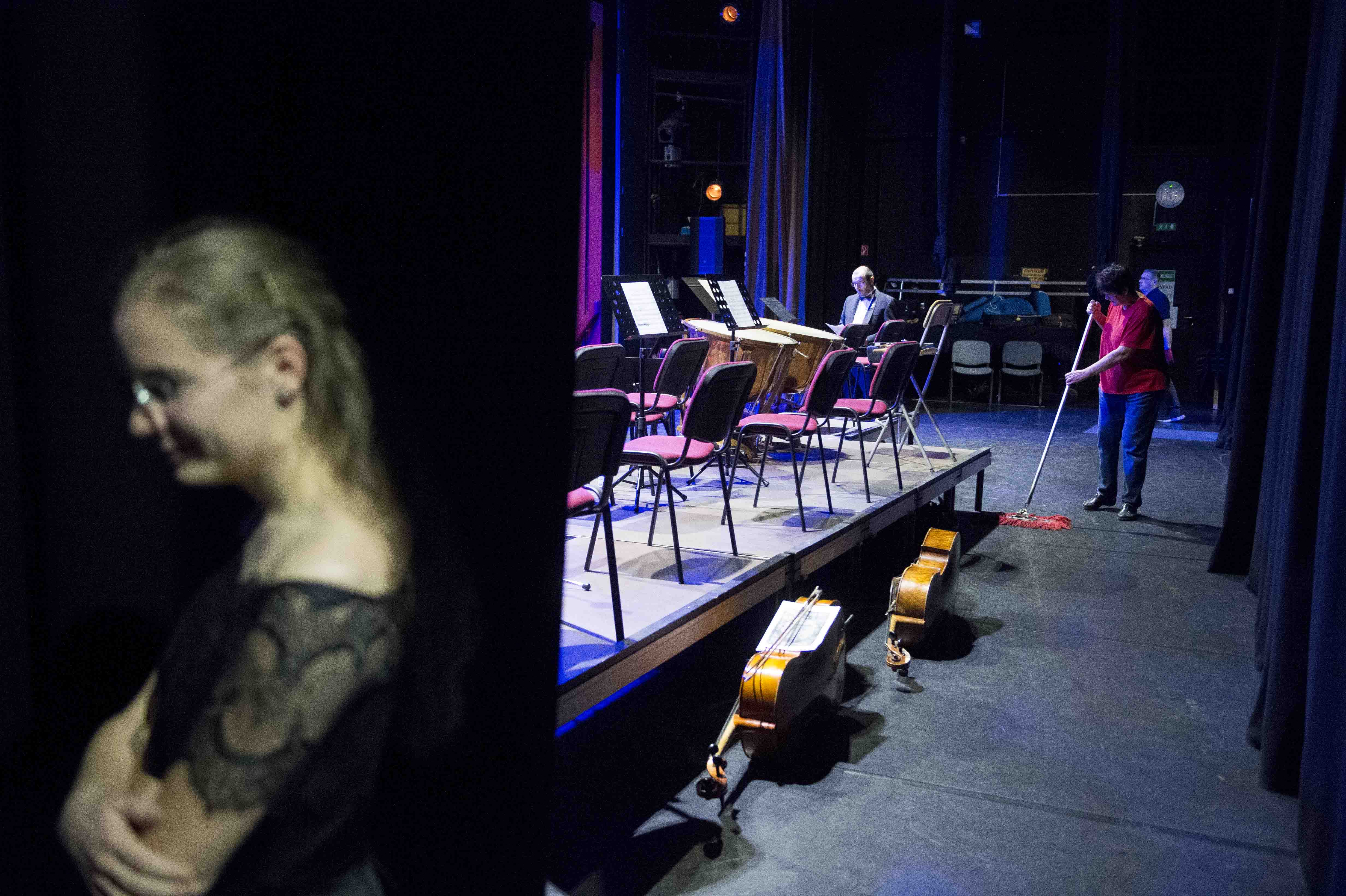 Before the concert, Hírös Agóra, Kecskemét, 2017<br />