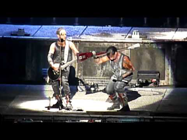 Teltházas Rammstein koncert New Yorkban